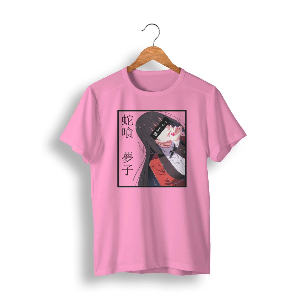 Camiseta Feminina Anime Kakegurui Yumeko Kirari Saotome Unissex