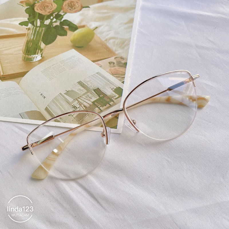 Armação De Óculos Feminino Pequeno fio de nylon /0311