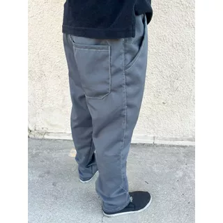 Calca Oxford Cinza Uniforme Profissional Para Mecanico Construcao Civil