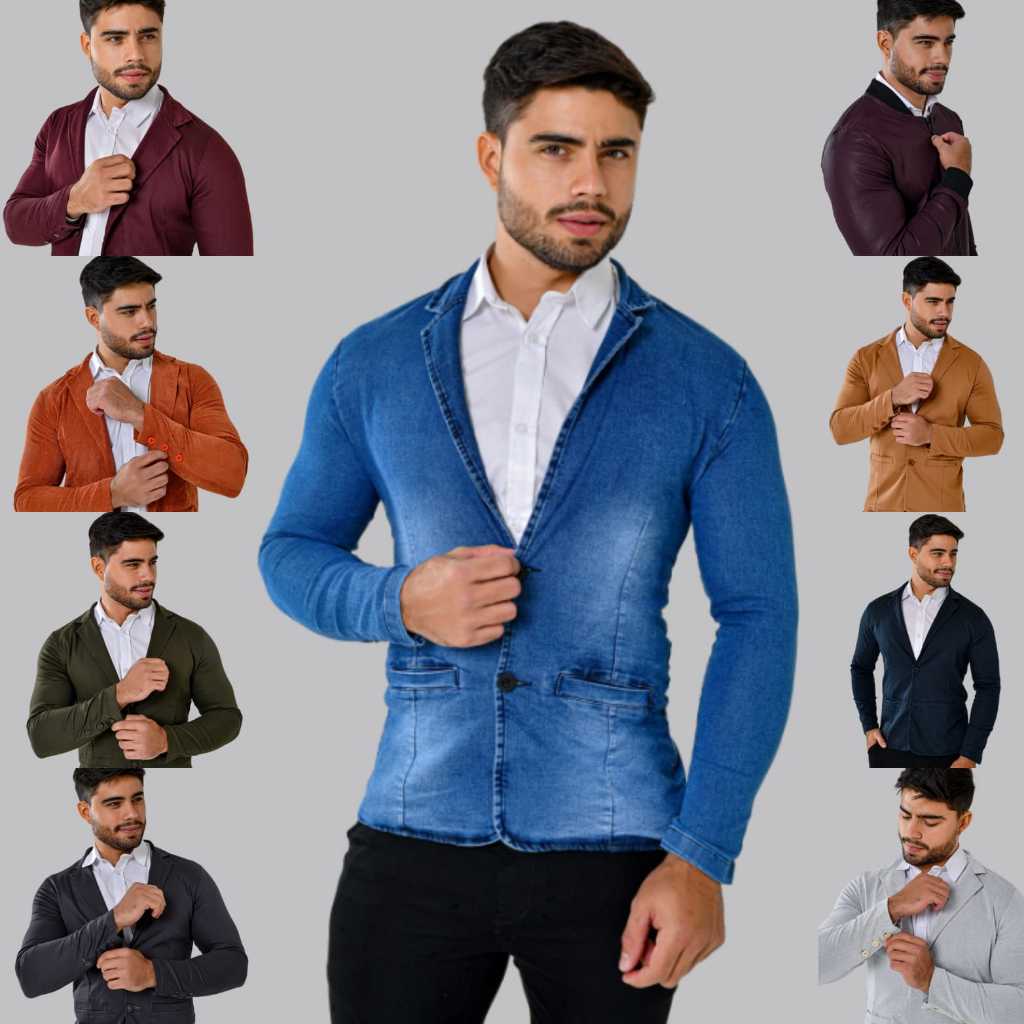 Blazer Masculino Vintage Xadrez Estilo Britânico – Mercado Roupas