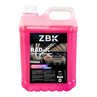 Aditivo Rosa Diluido para Radiador Pronto para Uso Rad-K - Galao 5 Litros