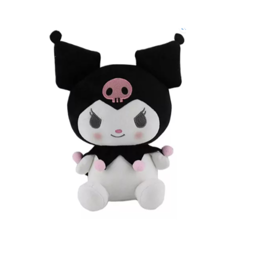 Pelúcia Kuromi Sanrio Hello Kitty 25cm Antialérgico