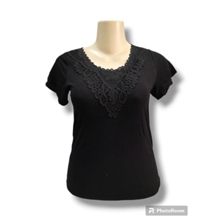 BLUSA FEMININA COM RENDA/TRABALHO/DIA A DIA/ LAZER BLUSA DE RENDA