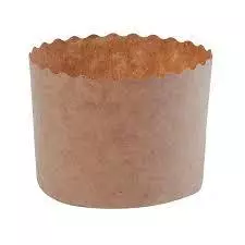 Forma Panetone 500g Kraft - 10 unidades