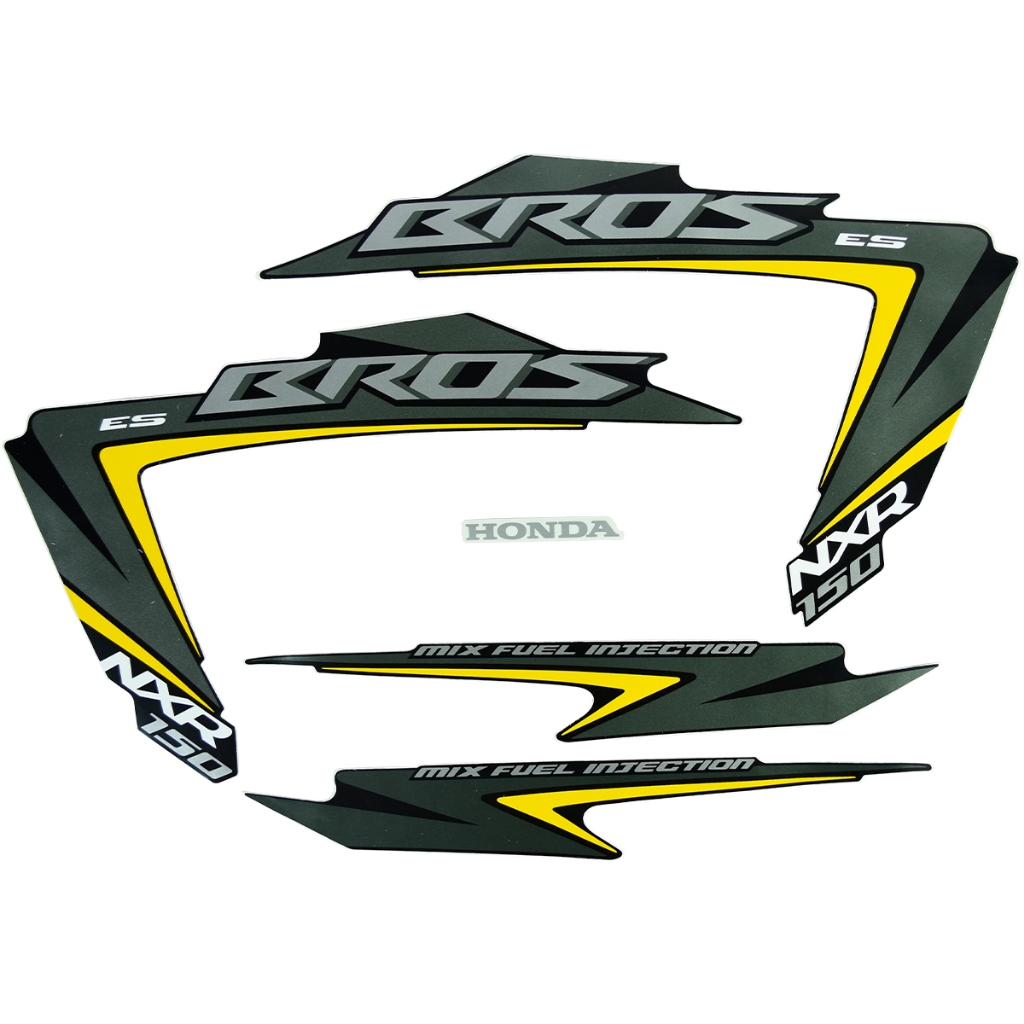 Kit Faixa Adesivo Honda Nxr 150 Bros Es 2012 Preto | Shopee Brasil