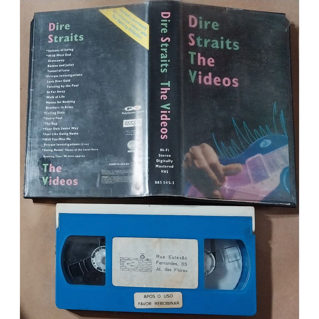 vhs original dire straits – the videos | Shopee Brasil