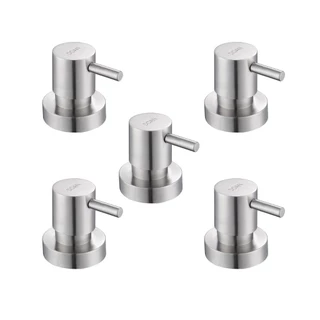 Kit Acabamento de Registro 5 Peças Inox Link NOXAC01 Padrão DECA