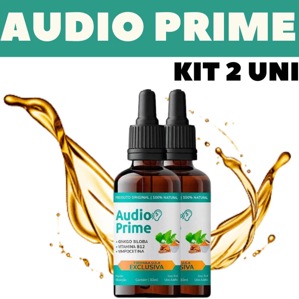 2 FRASCOS AUDIO PRIME ORIGINAL MEGA POTENTE