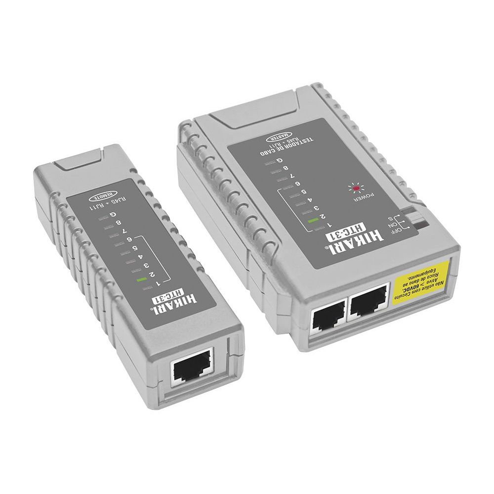 Testador De Cabos Rj45/ Rj11 Modelo Htc-31 Hikari | Shopee Brasil