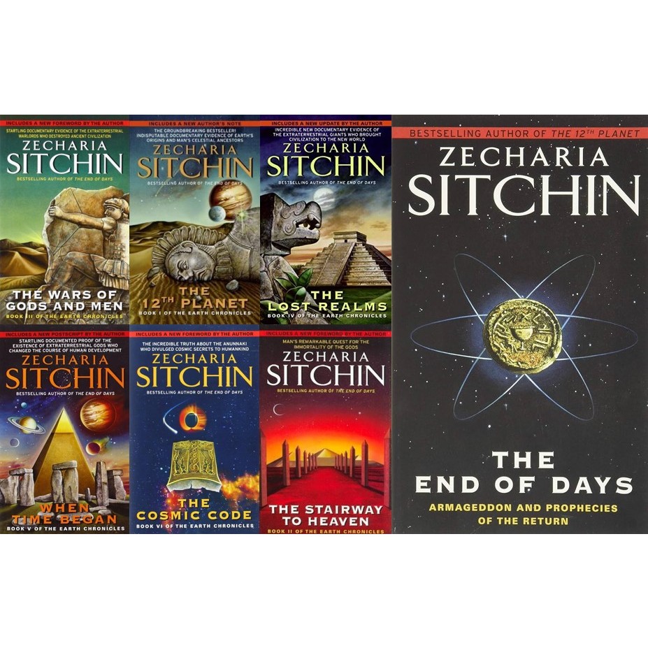 Coleção Zecharia Sitchin - The Earth Chronicles | Shopee Brasil