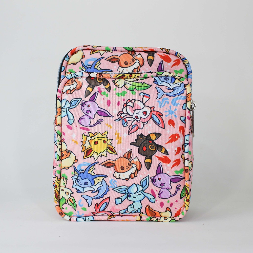 Bolsa Mochila Transversal Pequena Pokémon Eevee Evolution