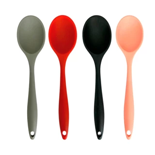 Colher Redonda de Silicone 27cm Grande