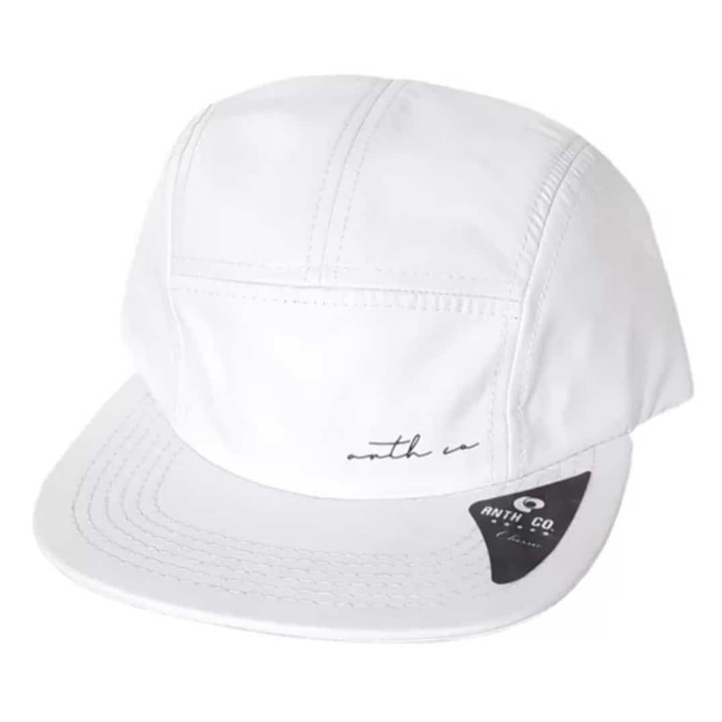 Boné Branco Anth Co. Aba Curva Five Panel | Shopee Brasil