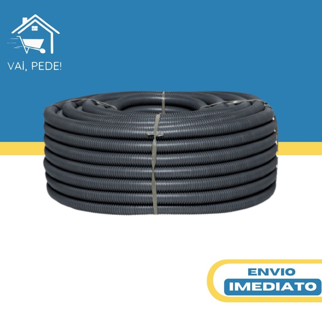 Conduíte Corrugado - Eletroduto (50 metros) 3/4 (25mm) - 5/8 (20mm ...