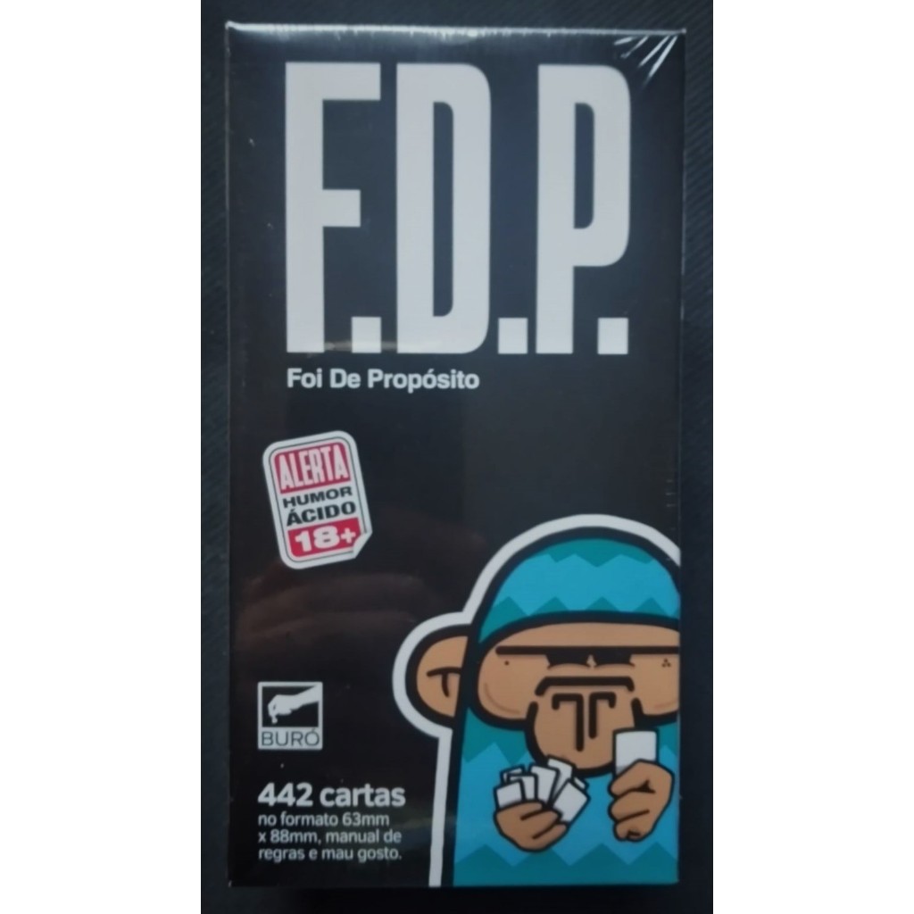 Jogo Cartas Fdp Foi De Propósito Original Zoeira Humor Ácido