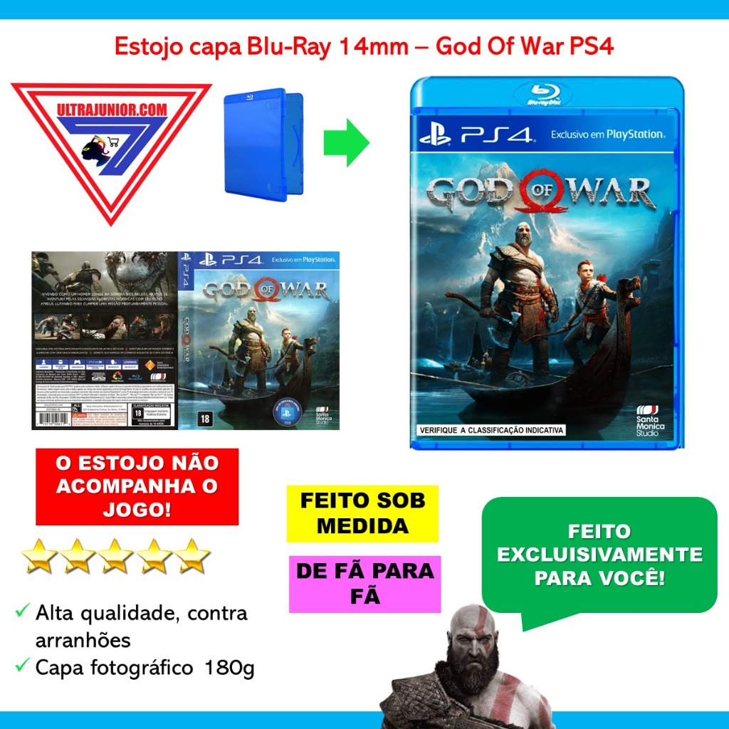 PSP GAMES SFS - 🎮 JOGOS PS4 ✓ USADOS - TODOS EM PERFEITO ESTADO ✓  ATUALIZADO 23/03/20 UNCHARTED 4 - R$ 40,00 ( EMB. PAPELÃO ) GOD OF WAR 3 -  R$