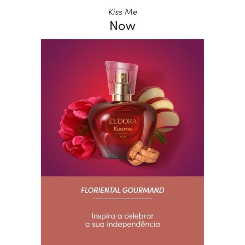 Perfume Kiss Me Eudora 50ml - Novo Frasco (More, Now, Nude