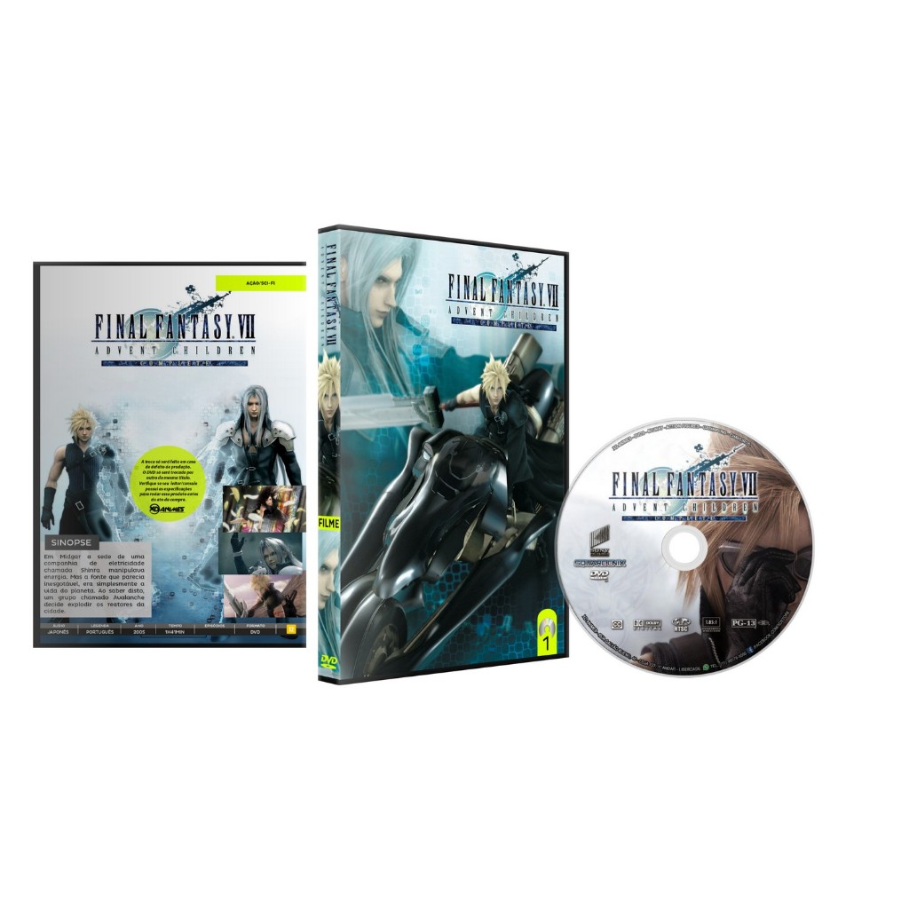 Dvd Final Fantasy 7 Advent Children Complete Edition + Ovas