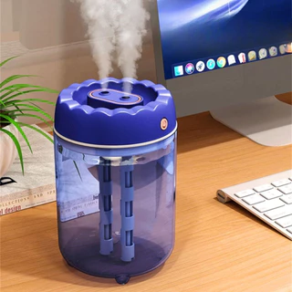 Umidificador De Ar Elétrico Purificador Doméstico De Grande Capacidade 1800ML USB