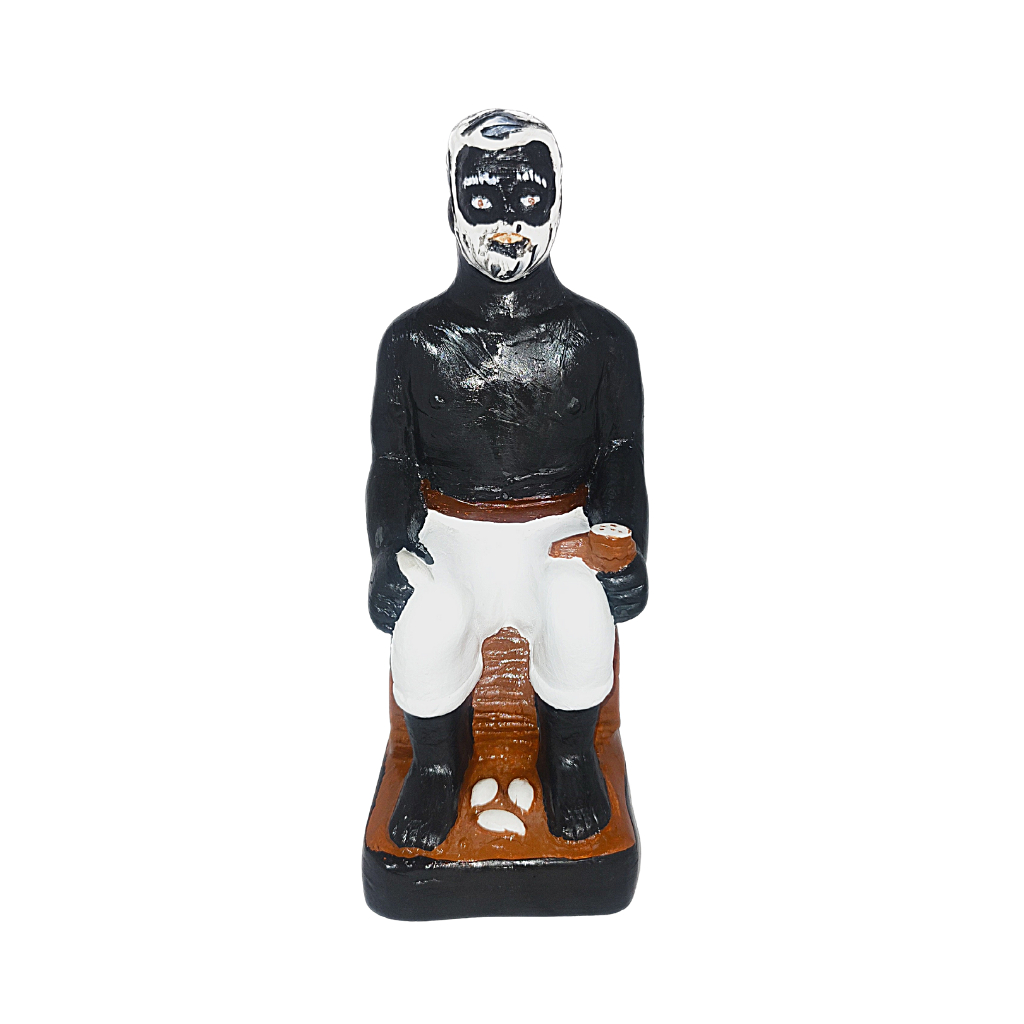 Imagem Preto Velho Umbanda Candomblé Orixá Estátua Escultura Gesso 0111 ...