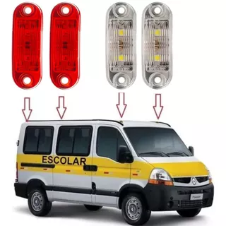 Lanterna Lateral Baú Caminhão Carreta Vigia Teto Van Escolar Sprinter Ducato Master Led Bivolt em Oferta na Shopee