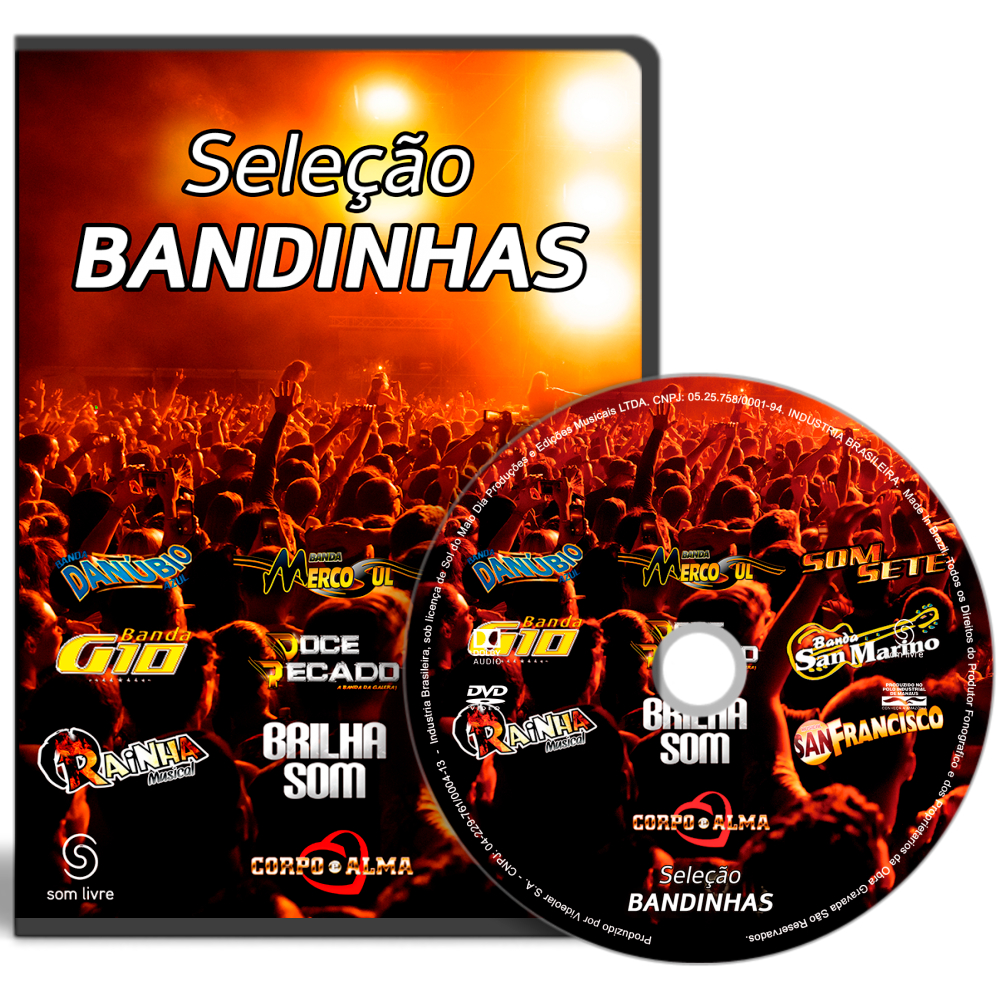 DVD - Seleção Bandinhas (Áudio Visual) | Shopee Brasil
