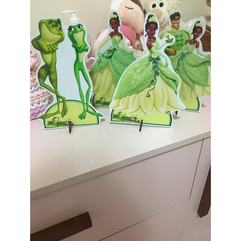 Display de mesa princesa Tiana a princesa e o sapo 4und | Shopee Brasil