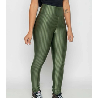 Calça legging treinamento mulher fitness 3D cós largo - Sortido