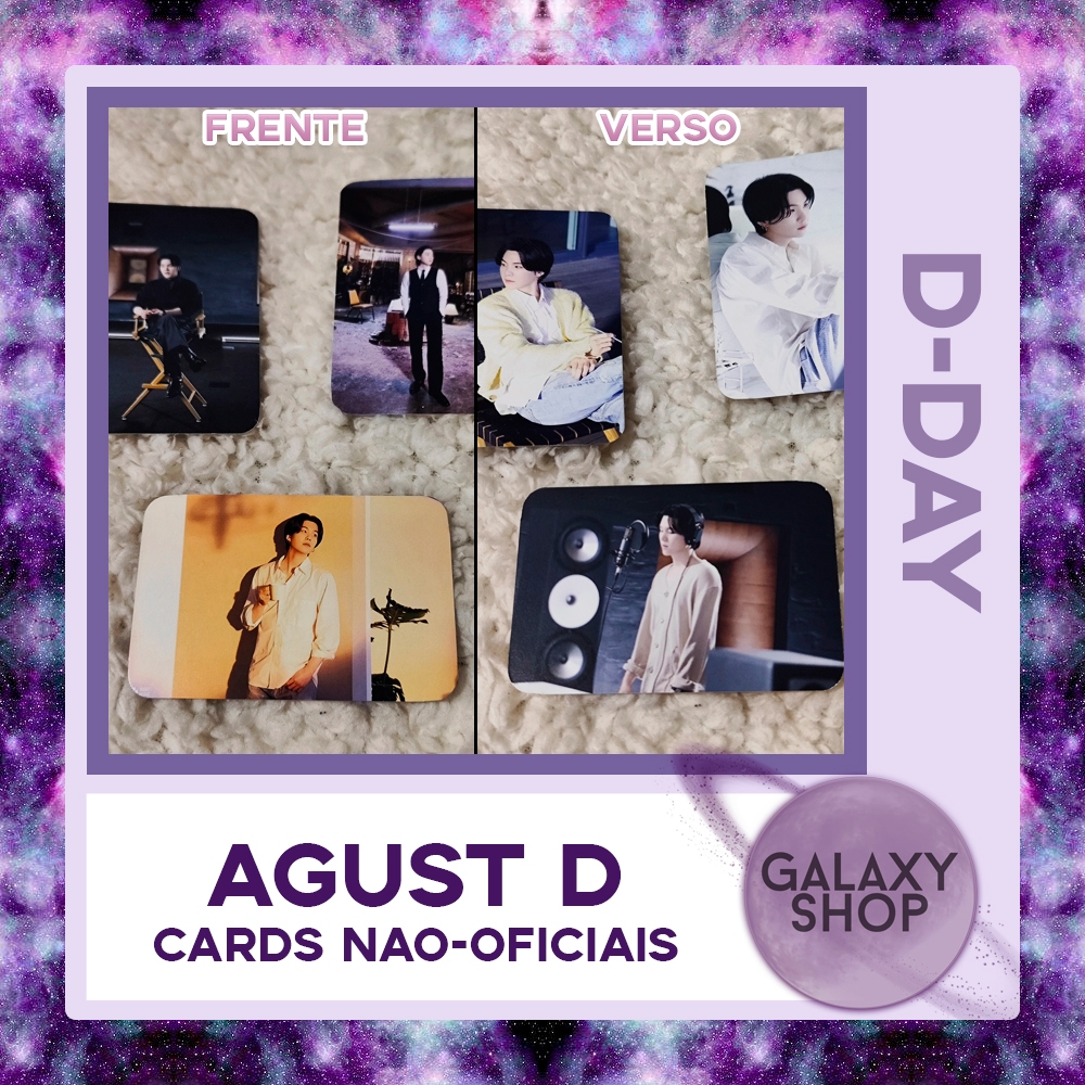 D-Day - Suga Agust D - Oficial Cards | Shopee Brasil