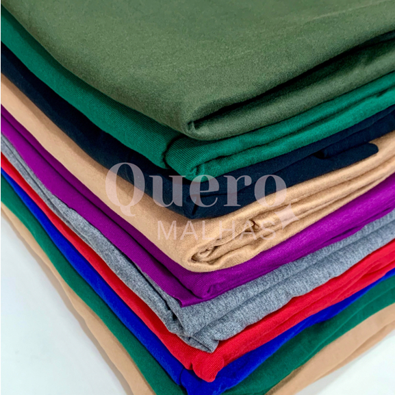 1 KG de Retalho em Malha Viscolaycra - 3 metros por kg