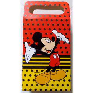 Caixa de Papel Mickey Mouse - Tipo Sacola (04 unidades)