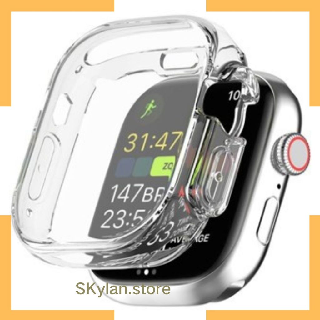 Capa Transparente TPU protetor tela compativel com apple watch serie 8 ultra 49mm