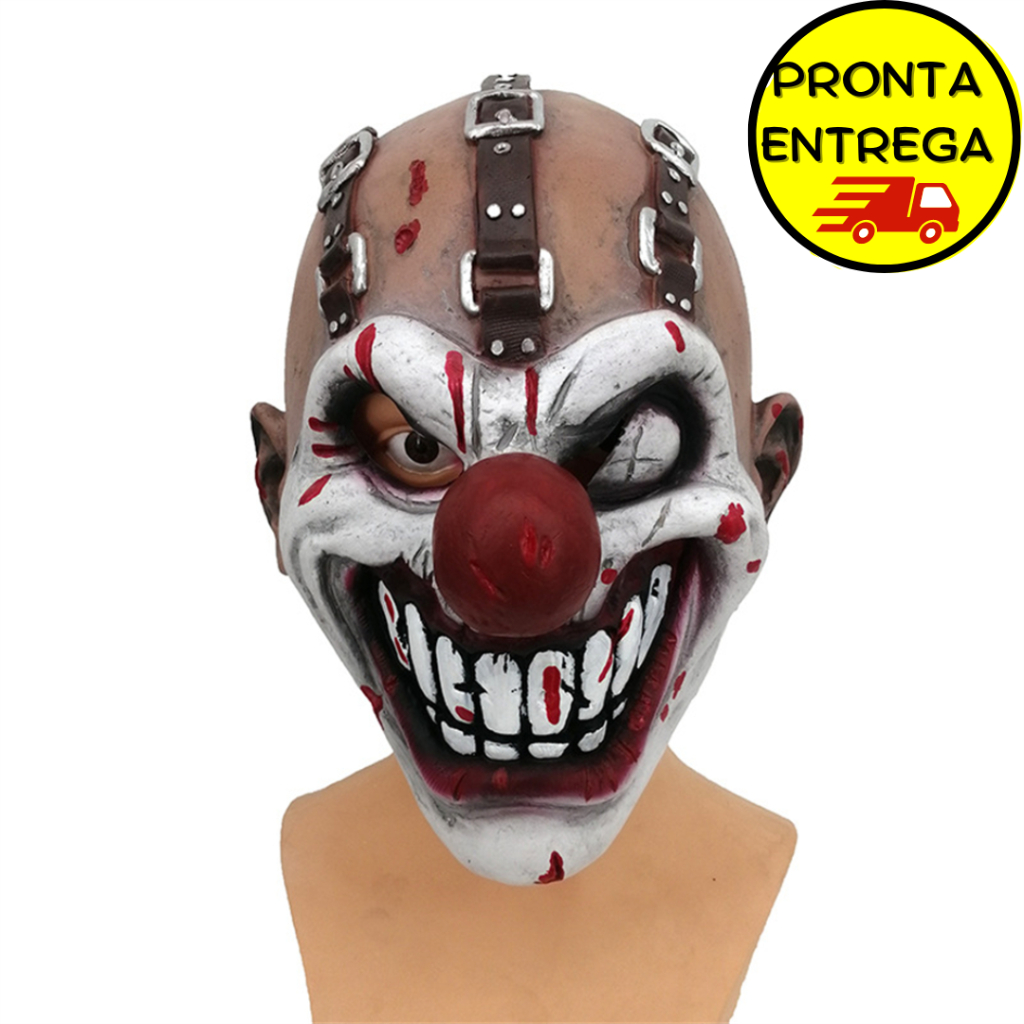 Máscara Cosplay Palhaço Twisted Metal De Um Olho Halloween Festa A Fantasia Cosplay Dia Das Bruxas