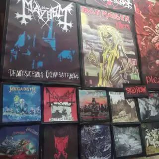 Kit 6 Patches - Patchs - 9x9 cm Bandas Rock Personalizado (ENVIO IMEDIATO) / (ENVIE SUA ARTE) / (MAIS BARATO) Metal, Heavy Metal