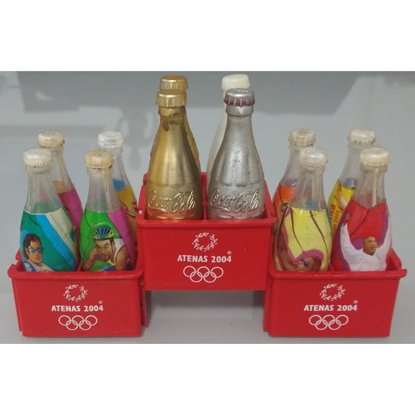 2 pin's Jeux Olympiques Athènes 2004 Coca Cola
