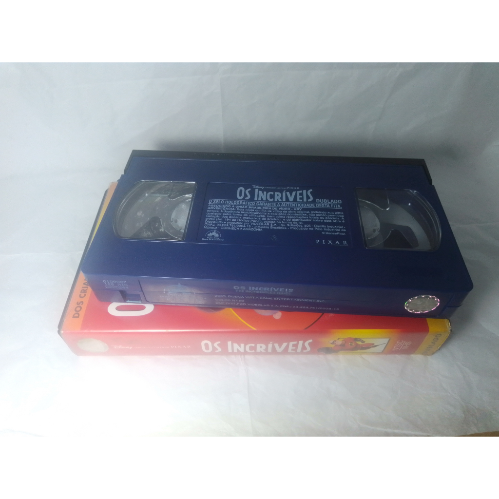 Fita VHS Os Incriveis DUBLADO! | Shopee Brasil
