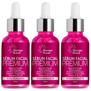 Sérum Morena Brasil - Rosa Mosqueta + 3% Ácido Hialurônico + Colágeno + Vitamina A, B1 e B2