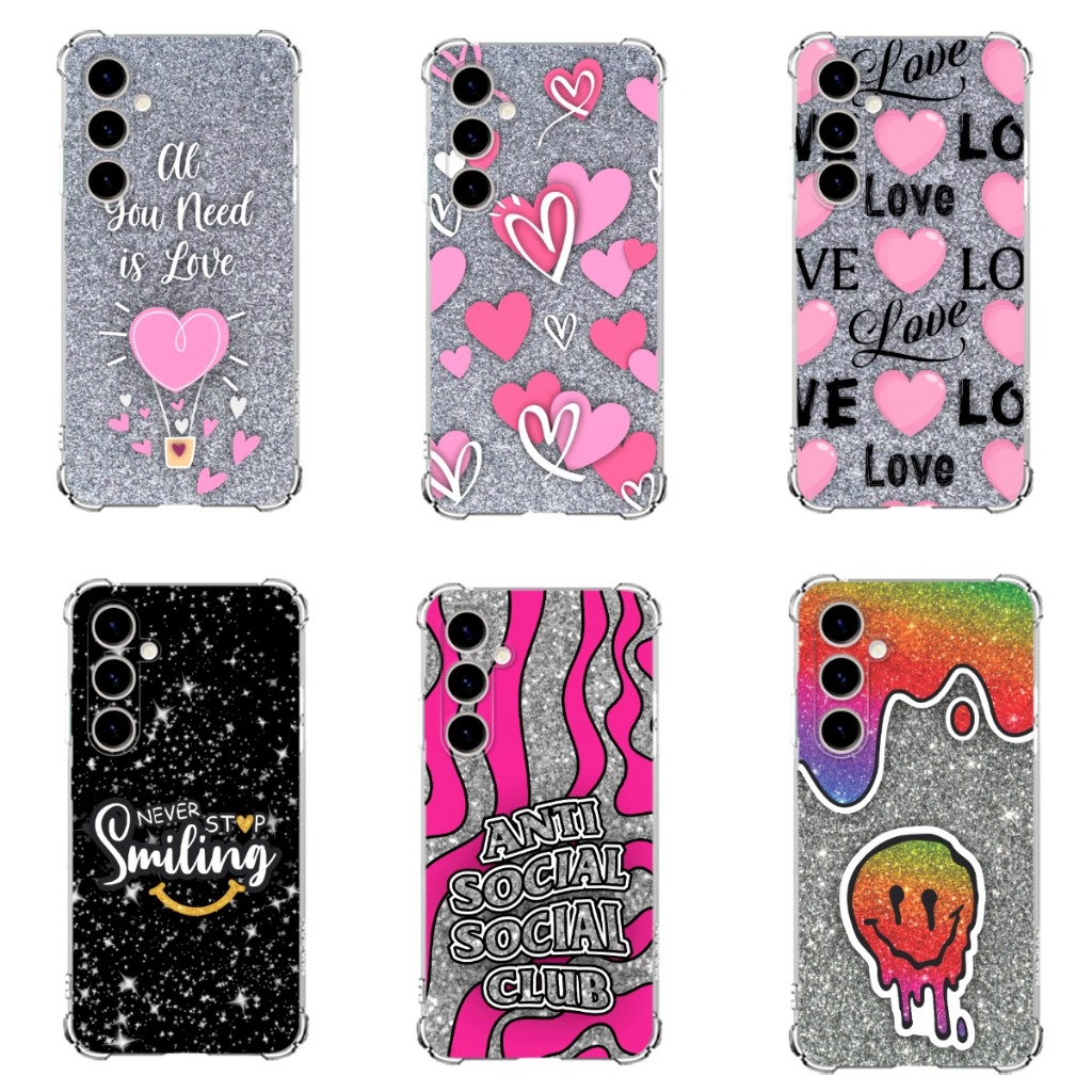 SAMSUNG S23 FE Capa Tpu Desenhos Variados Capinha Case