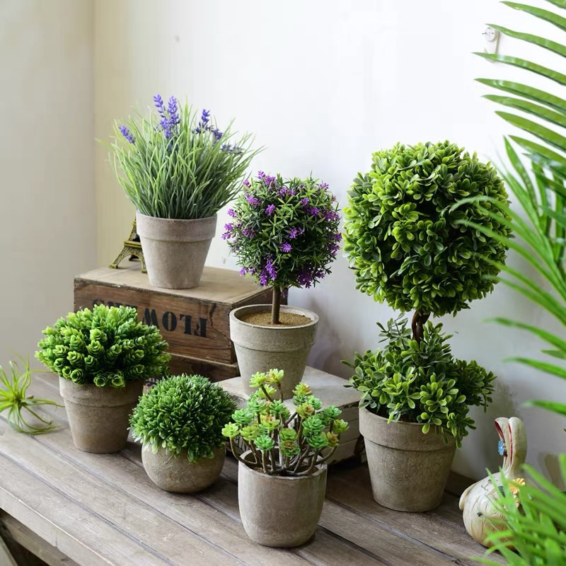 Plantas verde Artificiais buque de pick verde decorarão de casa decoração de natal sem vaso Planta floral pequeno vaso interior mobiliário doméstico sala de estar decoração de mesa decoracao arranjo no mese enfeites