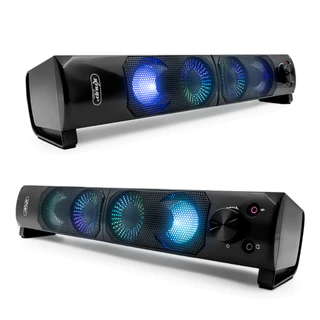 Soundbar Caixa de som PC Gamer Led Rgb Para Computador Notebook Tv