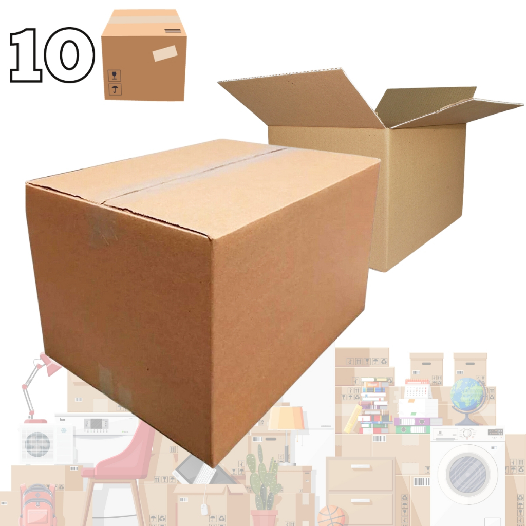 10 Caixas 60x40x50 Papelão G Para Armazenamento De Mudanças | Shopee Brasil
