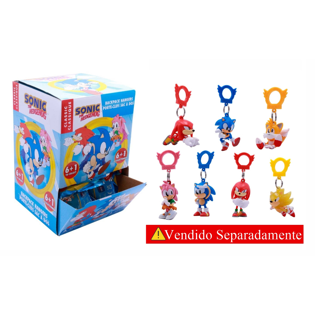 Boneco Sonic Classic Strech Original Estica Até 40cm