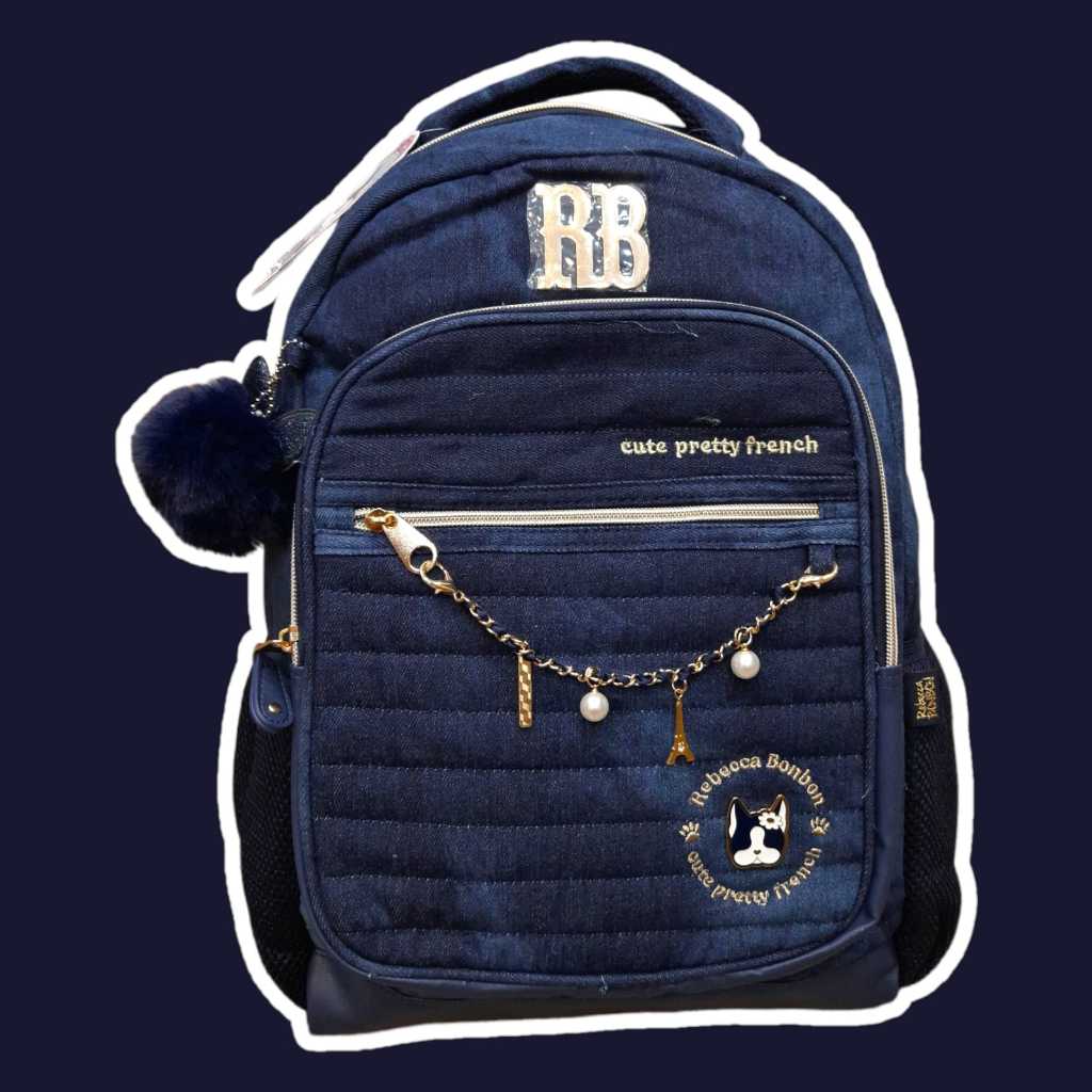 Mochila rebecca best sale bonbon jeans 2019