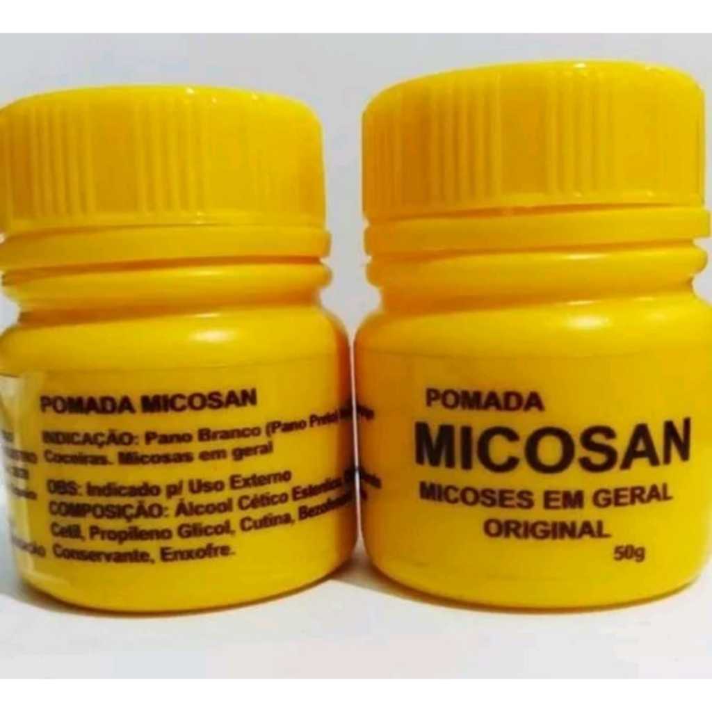 kit com 3 POMADA Micosan Original - Para Micoses e Clareador de Manchas ...