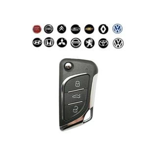 Chave Canivete Cromada Positron Gm Ford Vw