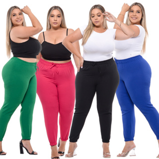 Calça Yoga Feminina De Cintura Alta Com Bolsos, Elástica, Emagrecedora E De  Perna Larga, Cor Lida Cas…