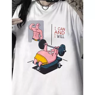 Camiseta Estampa Patrick Majin Boo Masculino Feminina Poliéster