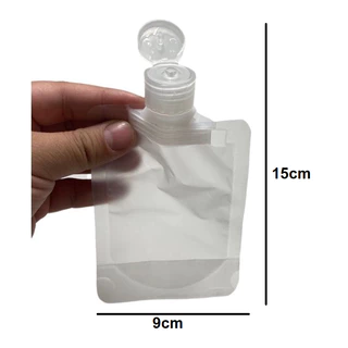 Frasco Organizador Armazenador 100ml 15x9cm Porta Shampoo Creme Para Bolsa Viagem de Plástico Multiuso Universal em Oferta na Shopee