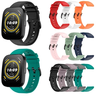 Pulseira De 22mm Compativel Com Amazfit Bip 5 De Silicone ajustavel