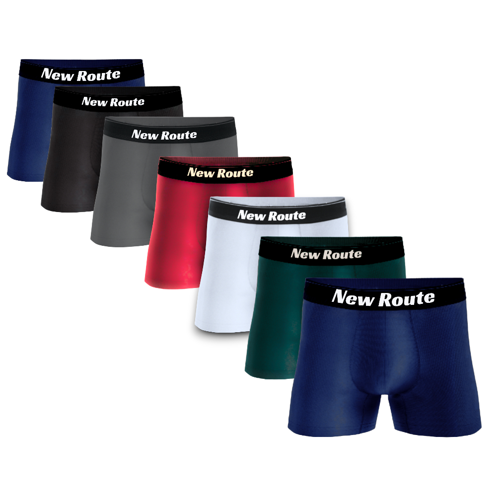 Kit 10 Cuecas Box Adulto Original Cueca Boxer Masculino New Route Outlet